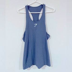 Gymshark Blue Stringer Tank Top